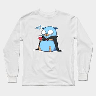 Golang Gopher Vampire Long Sleeve T-Shirt